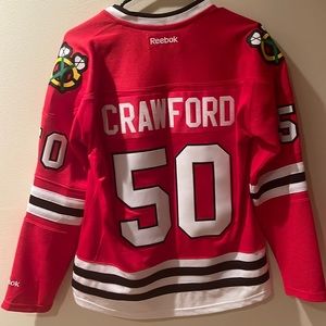 Blackhawks Crawford Jersey